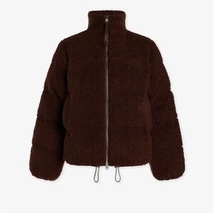 Varley Wilkins Sherpa puffer size XS in chestnut